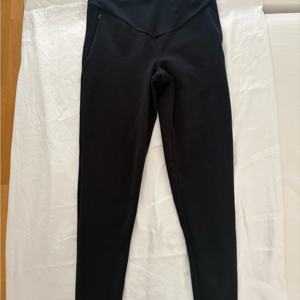Oysho black thermal maternity leggings
